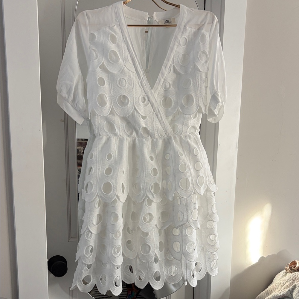 White Eyelet Dress
